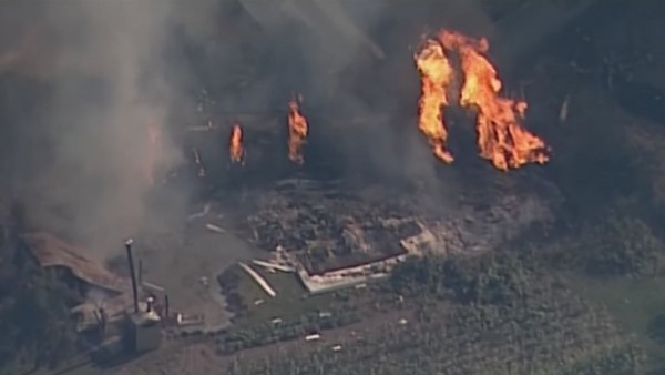 Στις φλόγες τρένο στην Πενσιλβάνια - Εκκενώθηκαν σπίτια