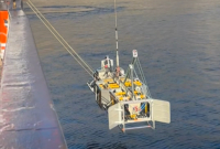 Σαντορίνη: Επιστήμονες εξερευνούν το υδροθερμικό πεδίο της καλδέρας με ρομποτικό όχημα (Βίντεο)