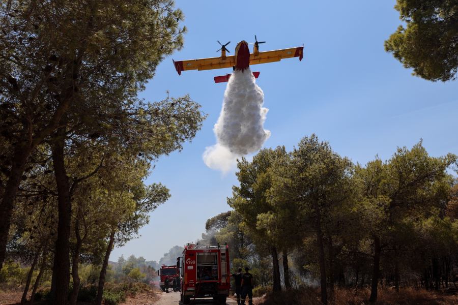 Πολύ υψηλός κίνδυνος πυρκαγιάς και την Τρίτη 12/8 - Στην κατηγορία 4 και η Αττική