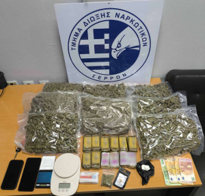 Η Roxy της ΕΛΑΣ εντόπισε πάνω από πέντε κιλά κάνναβης