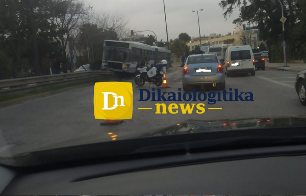 Απίστευτο τροχαίο στην Κηφισίας: Λεωφορείο έπεσε με ταχύτητα στις μπάρες (pics)