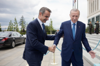 Τηλεφώνημα Ερντογάν σε Μητσοτάκη για τα γενέθλιά του