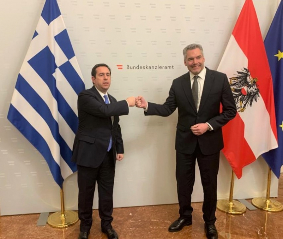 Μηταράκης: «Αναγνωρίζουμε την υποστήριξη της Αυστρίας στα γεγονότα του Έβρου»