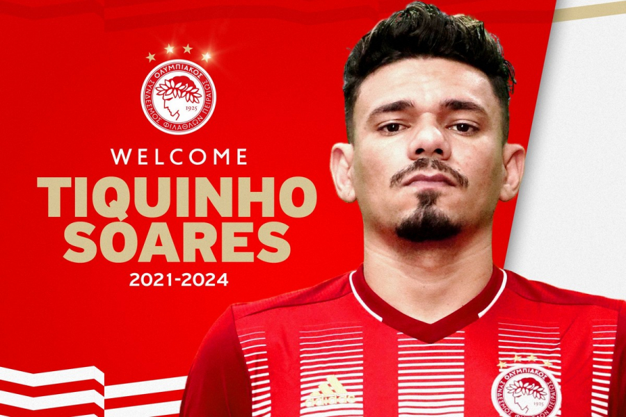 Στα «ερυθρόλευκα» έως το 2024 o Τικίνιο, ανακοινώθηκε από τον Ολυμπιακό