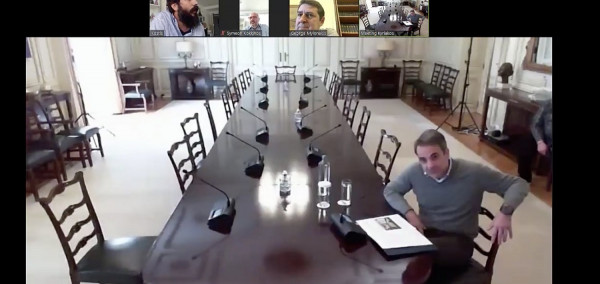 Μητσοτάκης: Τηλεδιάσκεψη με την ομάδα Hellas CΟVID-19 3D Printing Supplies