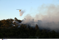 Εύβοια: Άγνωστοι έκοψαν τον σωλήνα νερού για τα πυροσβεστικά εναέρια μέσα