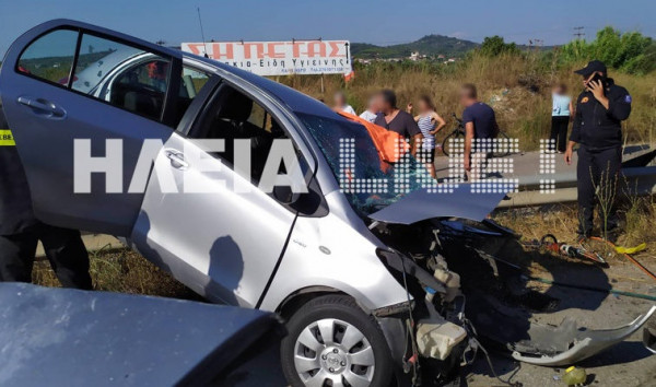 Πύργος: Μία νεκρή και τρεις τραυματίες σε φοβερό τροχαίο (pics)