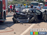 Πρέβεζα: Φορτηγό παρέσυρε 3 αυτοκίνητα στην υποθαλάσσια σήραγγα του Ακτίου – 3 τραυματίες και ουρές χιλιομέτρων