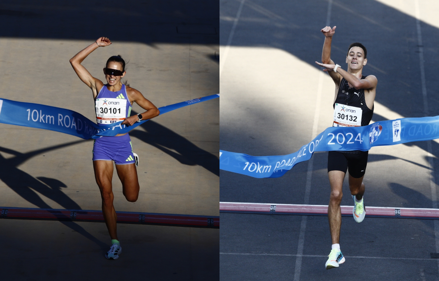 Μαραθώνιος 2024: Μαρινάκου και Πετρουλάκης πρώτοι στα 10.000 μέτρα (εικόνες)