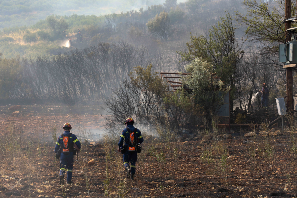 Σε ύφεση η φωτιά στην Άρτα - Οριοθετημένο το μέτωπο στον Βαθύλακκο Θεσσαλονίκης