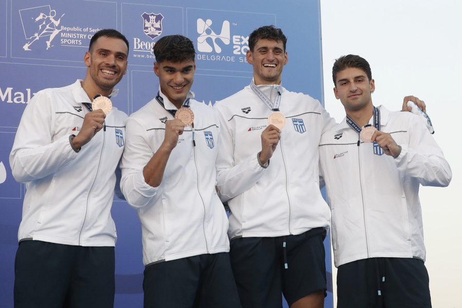 Ευρωπαϊκό πρωτάθλημα: Ιστορικό χάλκινο μετάλλιο στα 4Χ200 μ. ελεύθερο