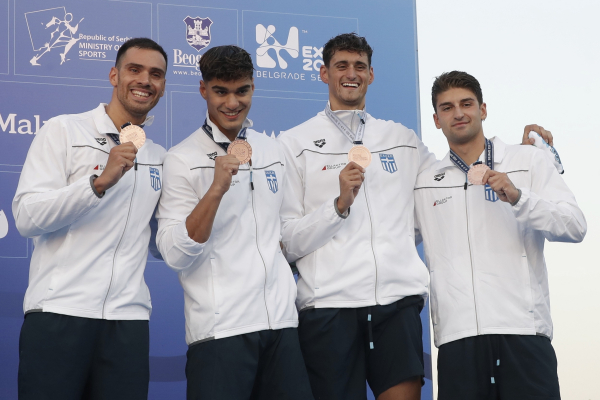 Ευρωπαϊκό πρωτάθλημα: Ιστορικό χάλκινο μετάλλιο στα 4Χ200 μ. ελεύθερο