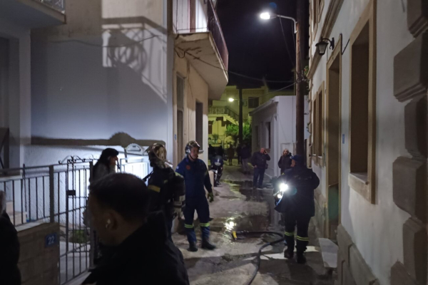 Νεκρός μετά από φωτιά σε διαμέρισμα στη Λήμνο