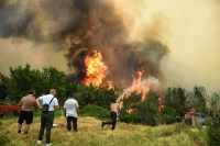 Η φωτιά περικυκλώνει την Πάτρα: Δραματικές ώρες, καίγονται σπίτια