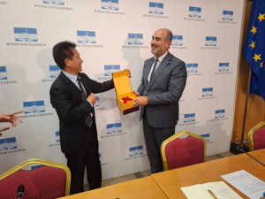 Συνάντηση Δημ. Μαρκόπουλου με τον Πρόεδρο και Ειδικό Εκπρόσωπο Κίνας - CEEC