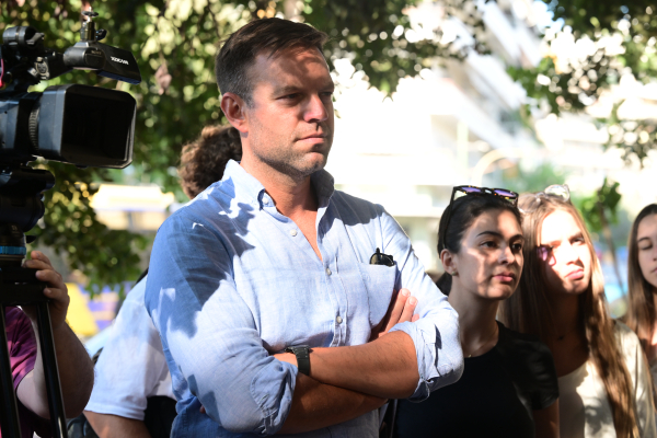 Ο Κασσελάκης στην Θεσσαλονίκη