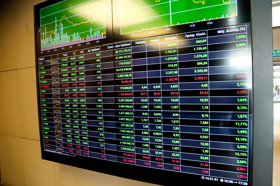 Χρηματιστήριο Αθηνών: Με οριακή πτώση έκλεισε ο Γενικός Δείκτης την Τετάρτη
