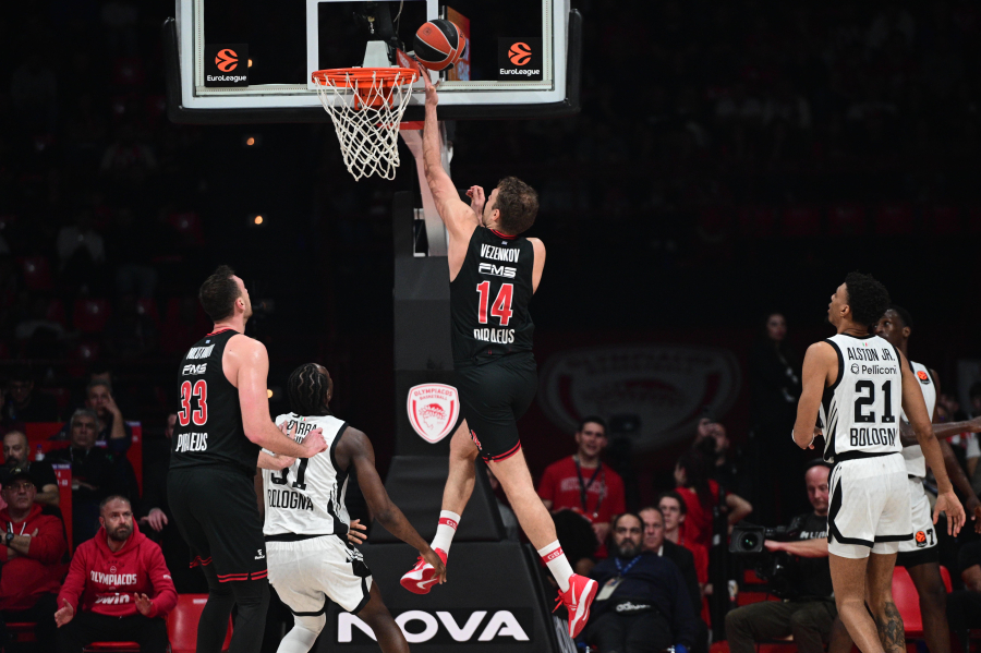 Euroleague: Υπερηχητικός Ολυμπιακός, διέλυσε τη Βίρτους Μπολόνια (109-77)