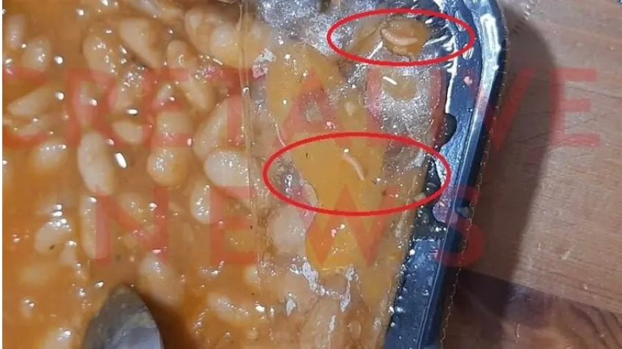 Κρήτη: Καταγγελία για σκουλήκια σε φασολάδα σε σχολικό γεύμα