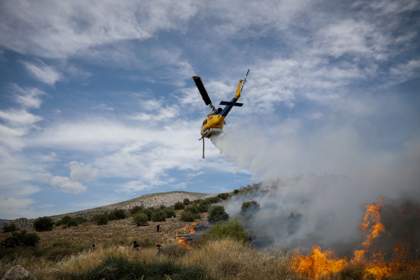 Χανιά: Υπό έλεγχο τέθηκε η φωτιά - Συνελήφθη και ομολόγησε εμπρηστής