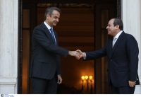 Μητσοτάκης - Σίσι: Συζήτησαν για ενέργεια, άμυνα και εξελίξεις στη Μεσόγειο