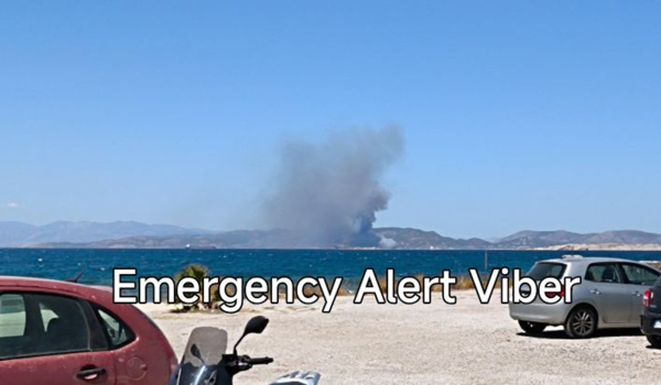 Φωτιά τώρα στην Σαλαμίνα