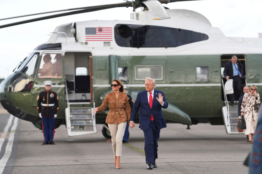 Αναγκαστική προσγείωση για το ελικόπτερο του Ντόναλντ Τραμπ