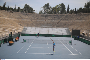 Το Καλλιμάρμαρο «μεταμορφώθηκε» σε γήπεδο τένις