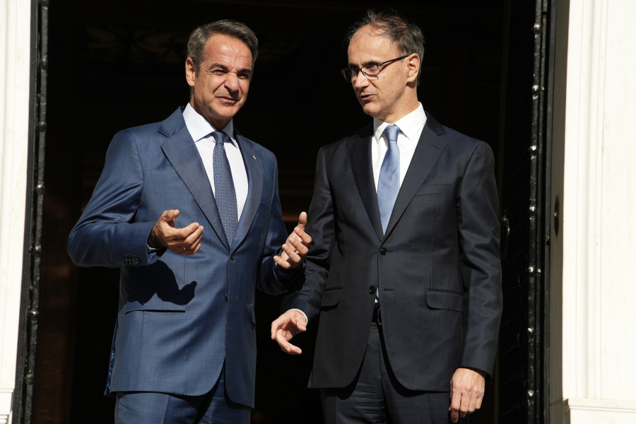 Συνάντηση Μητσοτάκη με τον Σέρβο ομόλογό του