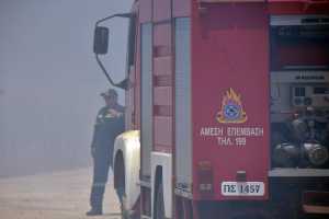 Πυρκαγιά στην Λέρο - Έκκληση του Δημάρχου για εναέρια μέσα