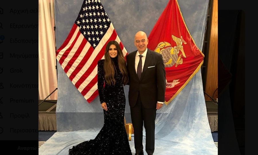 Νίκος Δένδιας: Συναντήθηκε με την Κίμπερλι Γκιλφόιλ στην εκδήλωση για την 250ή επέτειο των πεζοναυτών