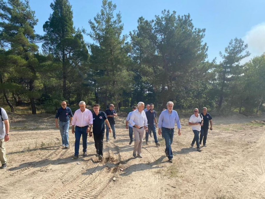 Στυλιανίδης από τη φωτιά στον Έβρο: «Στόχος να αυξήσουμε τις αντιπυρικές ζώνες»