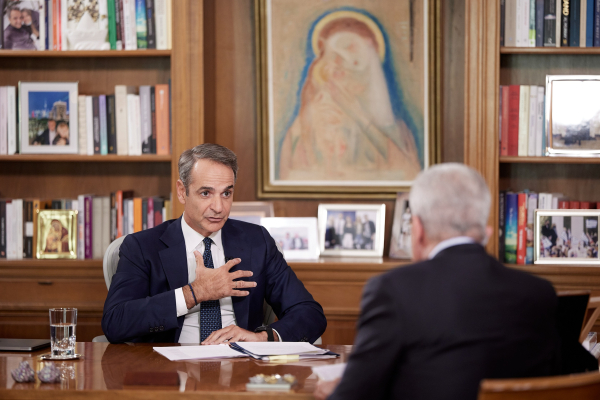 Ο Κυριάκος Μητσοτάκης στον Νίκο Χατζηνικολάου - LIVE η συνέντευξη