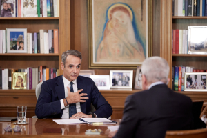 Ο Κυριάκος Μητσοτάκης στον Νίκο Χατζηνικολάου - LIVE η συνέντευξη