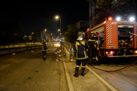 Φωτιά στο Μετσόβειο στην Πολυτεχνειούπολη - Άγνωστοι πέταξαν μολότοφ