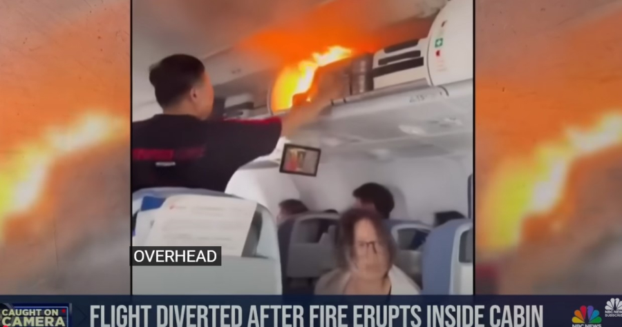 Τρόμος σε πτήση της AirChina: Eξερράγη μπαταρία λιθίου μέσα στην καμπίνα (βίντεο)