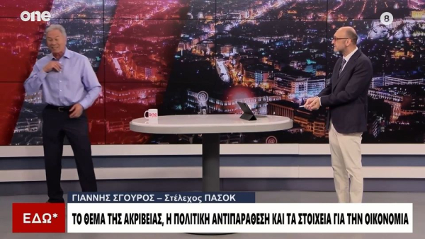 Σδούκου: «Απαράδεκτη συμπεριφορά Σγουρού σε τηλεοπτική συνέντευξη»