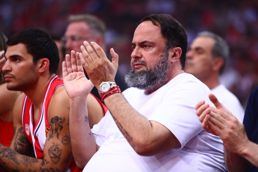 Ολυμπιακός - Παναθηναϊκός: Στο ΣΕΦ ο Βαγγέλης Μαρινάκης