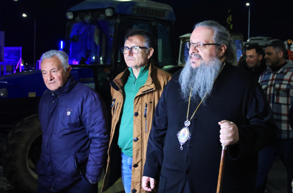 Στον «ιερό αγώνα» των Θεσσαλών αγροτών ο Μητροπολίτης Ιερώνυμος