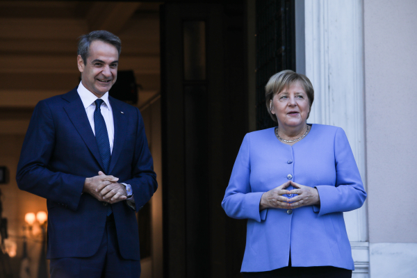 Live οι κοινές δηλώσεις Μέρκελ - Μητσοτάκη