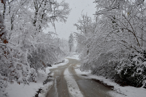 Κατάλευκο το σκηνικό από τα χιόνια σε διάφορες περιοχές της χώρας - Πότε υποχωρεί η κακοκαιρία