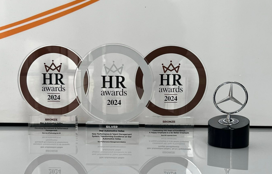 H Star Automotive Ελλάς διακρίθηκε σε τρεις διαφορετικές κατηγορίες στα HR Awards 2024