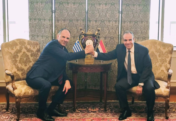 Μονή Σινά: Συνάντηση Γεραπετρίτη με τον Αιγύπτιο υπουργό Εξωτερικών