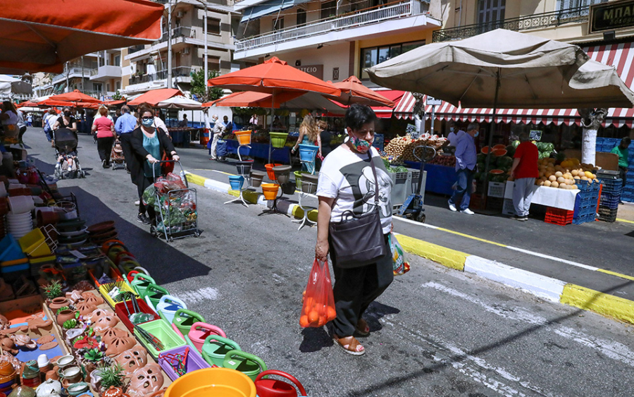 Ξεπέρασαν τους 20 τόνους τα προϊόντα από τις λαϊκές αγορές για τη στήριξη κοινωφελών ιδρυμάτων