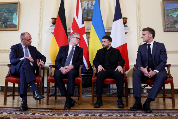 «Το πεπρωμένο της Ουκρανίας, είναι το πεπρωμένο της Ευρώπης» - Συνάντηση Στάρμερ, Μακρόν, Μερτς με Ζελένσκι