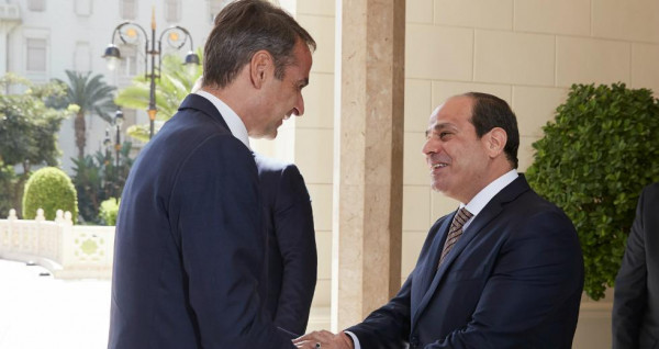 Τηλεφωνική επικοινωνία Μητσοτάκη - Σίσι μετά τη νέα τουρκική πρόκληση