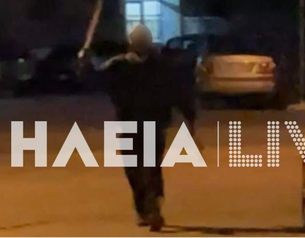 Τρόμος στον Πύργο, άνδρας «κόβει» βόλτες τα βράδια με πριόνι και ρόπαλο