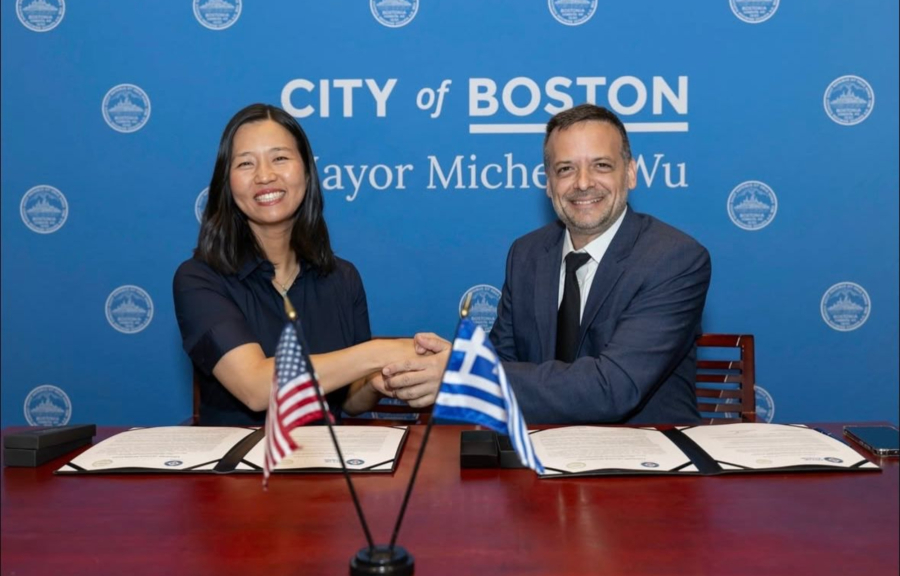 Χάρης Δούκας - Michelle Wu: Δύο προοδευτικοί δήμαρχοι ενώνουν δυνάμεις για την Αθήνα και τη Βοστώνη