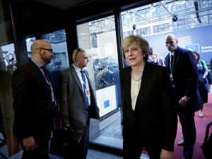 Η πρωθυπουργός της Βρετανίας Τερέζα Μέι επισκέπτεται την Άγκυρα