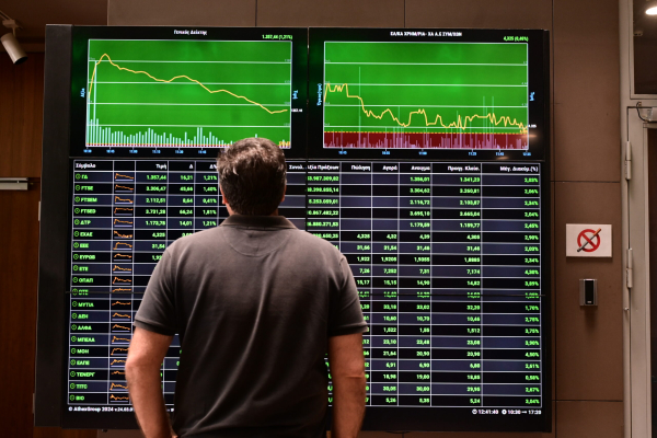 Εβδομαδιαίες απώλειες 5,81% στο Χρηματιστήριο Αθηνών